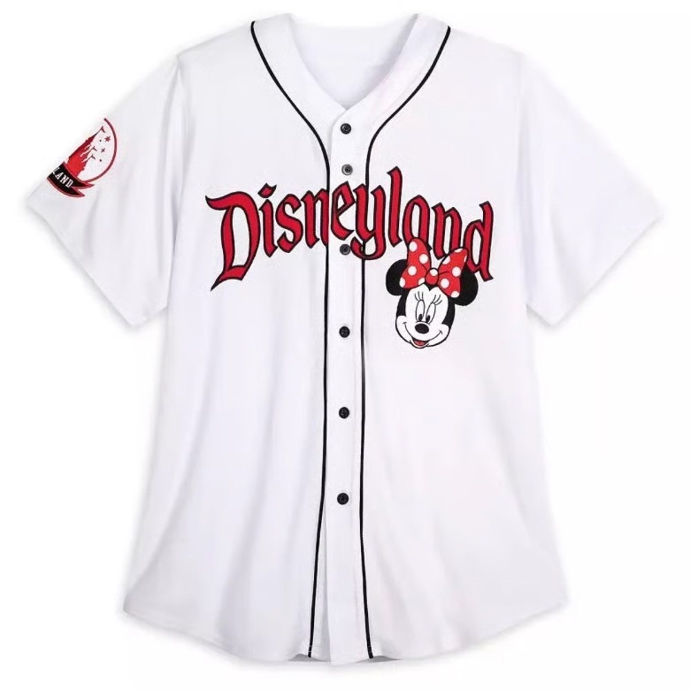Disney White Jersey with Minnie Mouse and Disneyland Logo oversized!!!